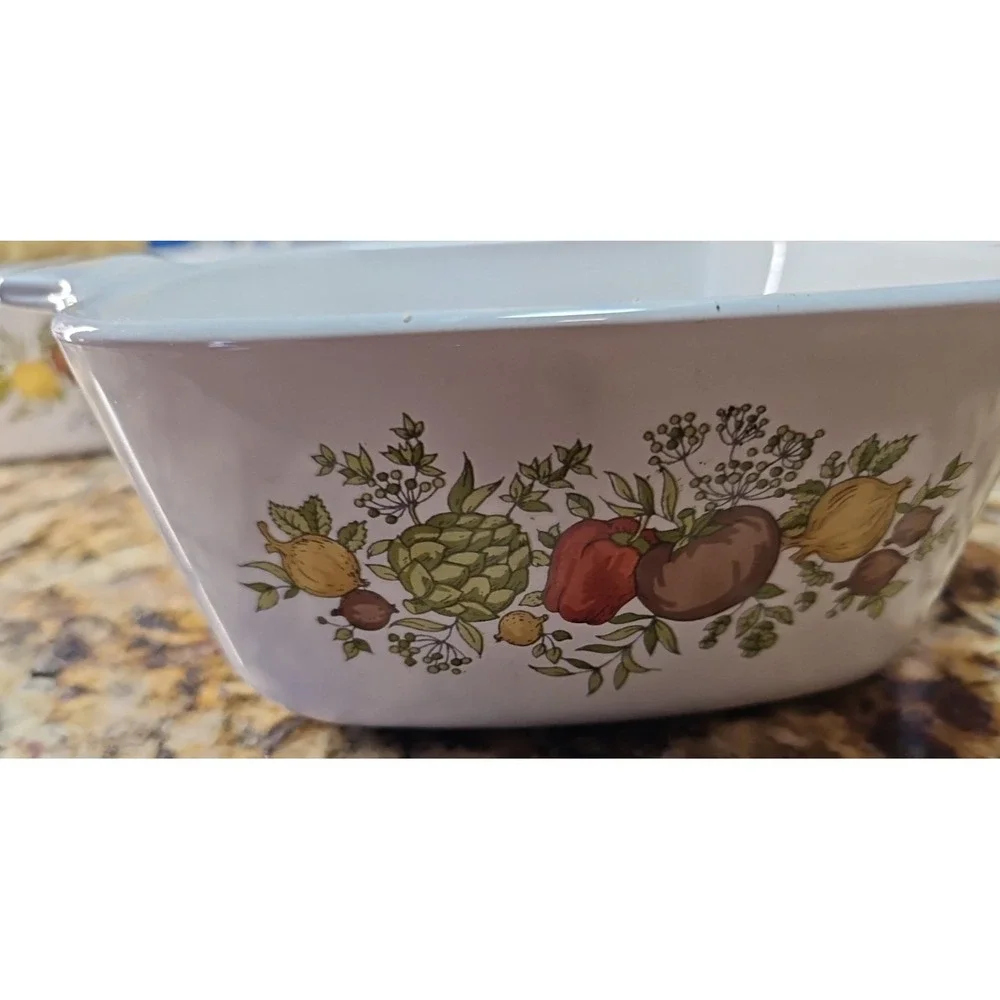 2 Corning Ware Lechalote Casserole  1qt A-1-B Without Lid, P-43-B w/o Lid